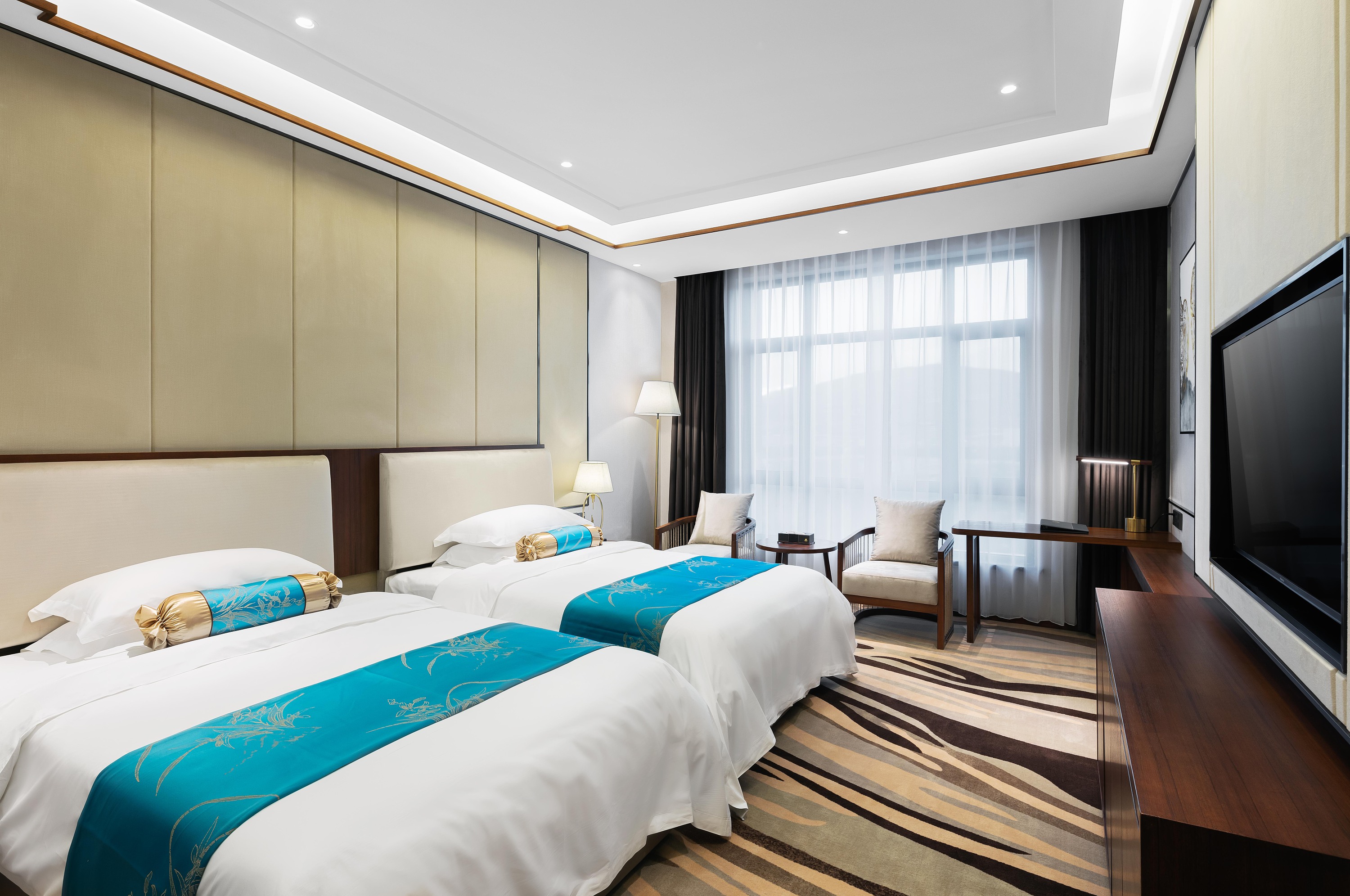 苜梵设计丨海旺大酒店新中式设计尽显中华之美