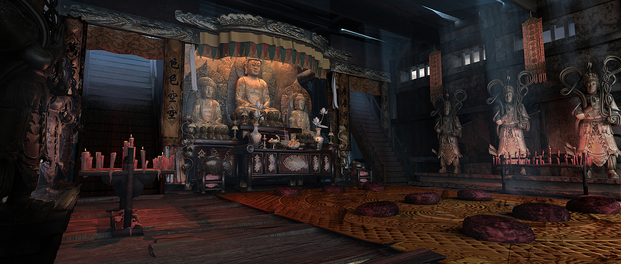 古代练习项目 寺庙（图ZMTcxMjE5MDQ4） - 概念设定 - 站酷设计师易阳yiyoung原创素材 - 站酷ZCOOL