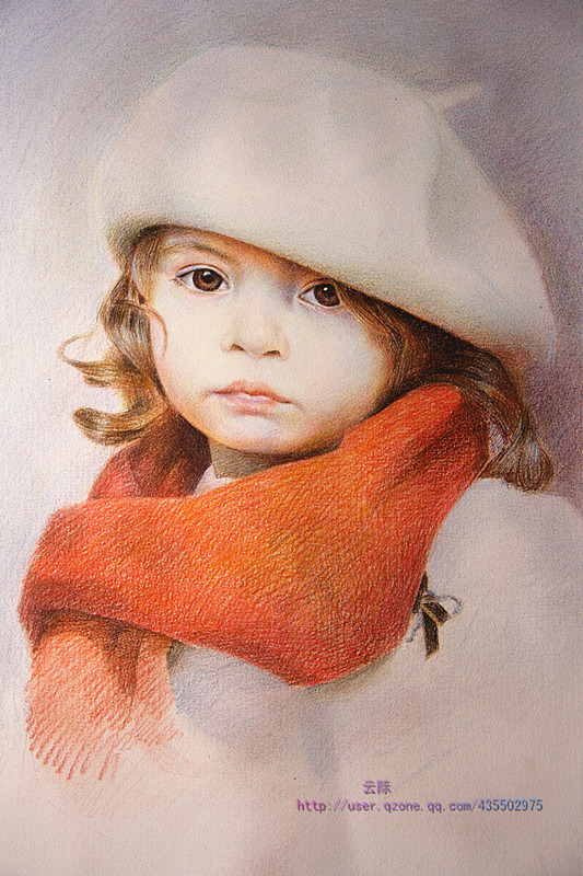 云际丶彩铅画《孩童系列》(图ZMTIwOTYwNzI=) - 绘画 - 站酷设计师冀晓伟钢笔画原创素材 - 站酷ZCOOL