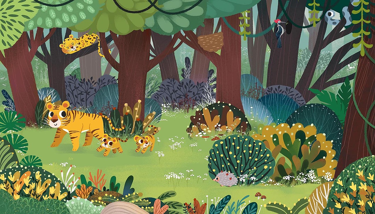 乐乐趣翻翻书《揭秘小世界-森林》