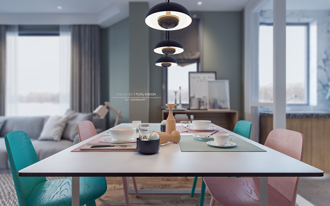 北欧客厅（图ZMTczOTE5ODg4） - 家装设计 - 站酷设计师村里来的设计者原创素材 - 站酷ZCOOL