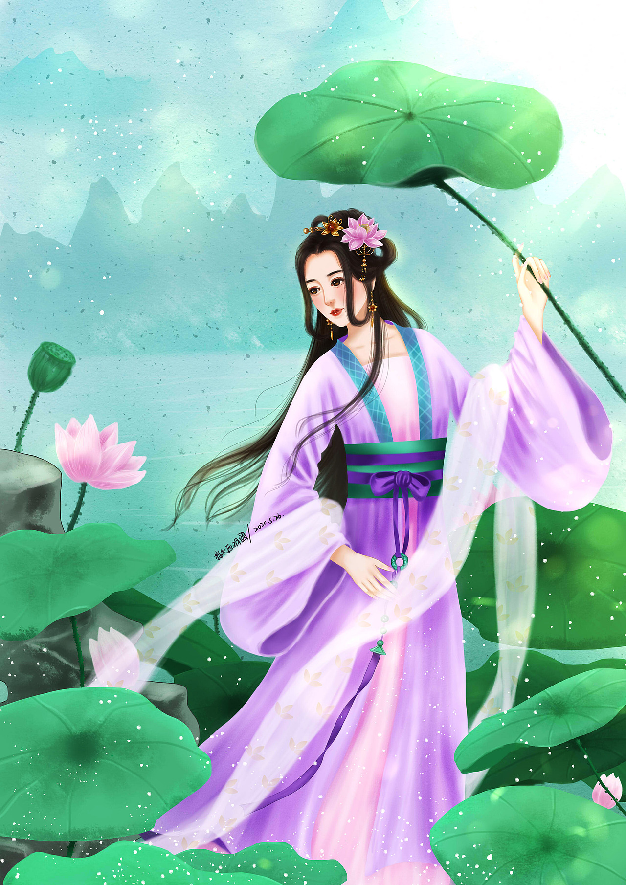 24节气第二弹（图ZMjEwNTIwMjM2） - 商业插画 - 站酷设计师指尖画玥圆原创素材 - 站酷ZCOOL