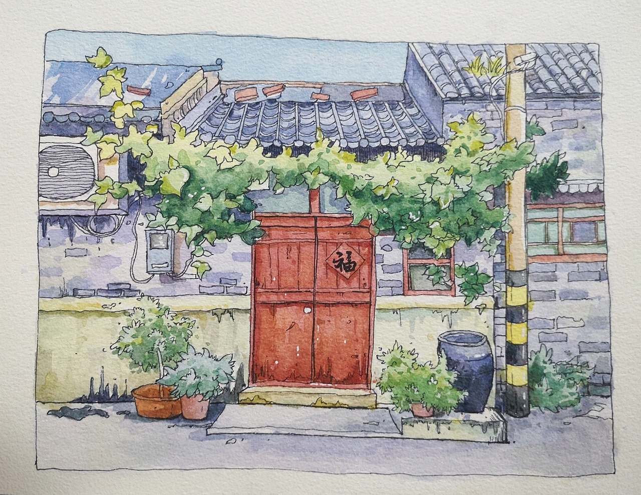 水彩画（图ZMjQ2NzIwNDA0） - 绘画 - 站酷设计师哩哩哩er原创素材 - 站酷ZCOOL