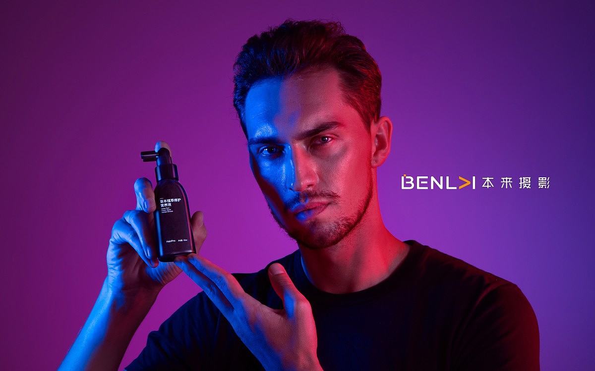 半岛医疗-生发水生发帽模特形象片拍摄