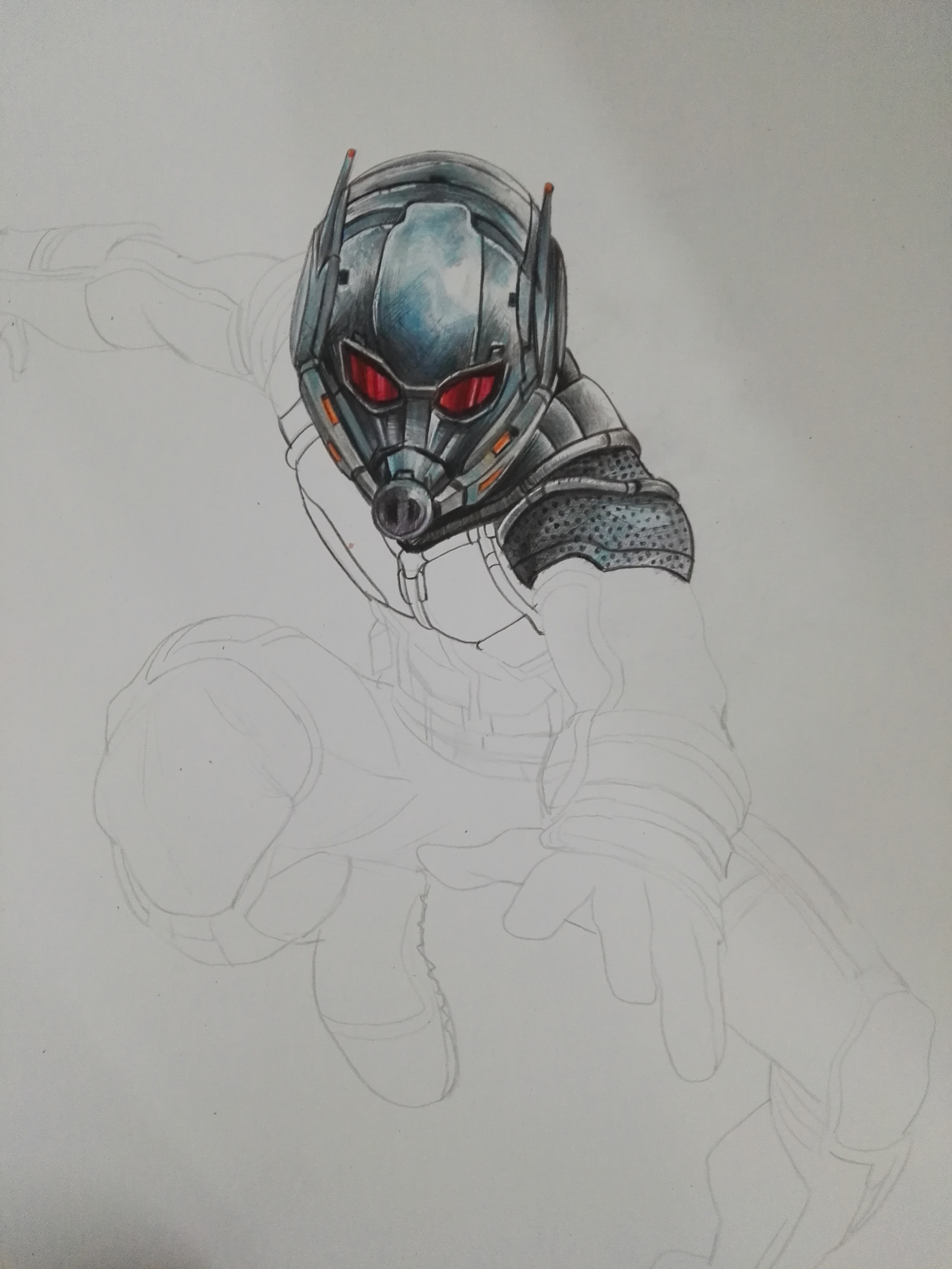 蚁人|插画|创作习作|苑美峰 - 原创作品 - 站酷 (zcool)