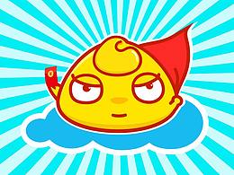 2017年做的微信表情-如鱼