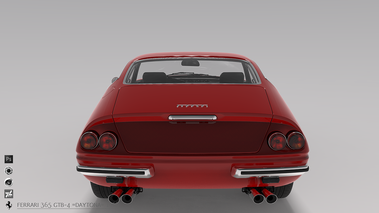 Ferrari 365 GTB-4 =Daytona= 1968 渲染