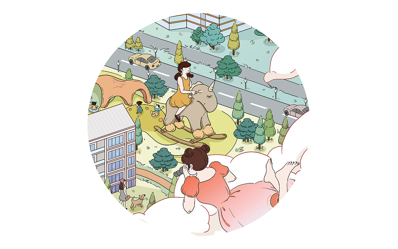 融创安徽滨湖印《中央公园的奇想世界》原创绘本(图ZMTk2OTIzODgw) - 商业插画 - 站酷设计师moocheano原创素材 - 站酷ZCOOL