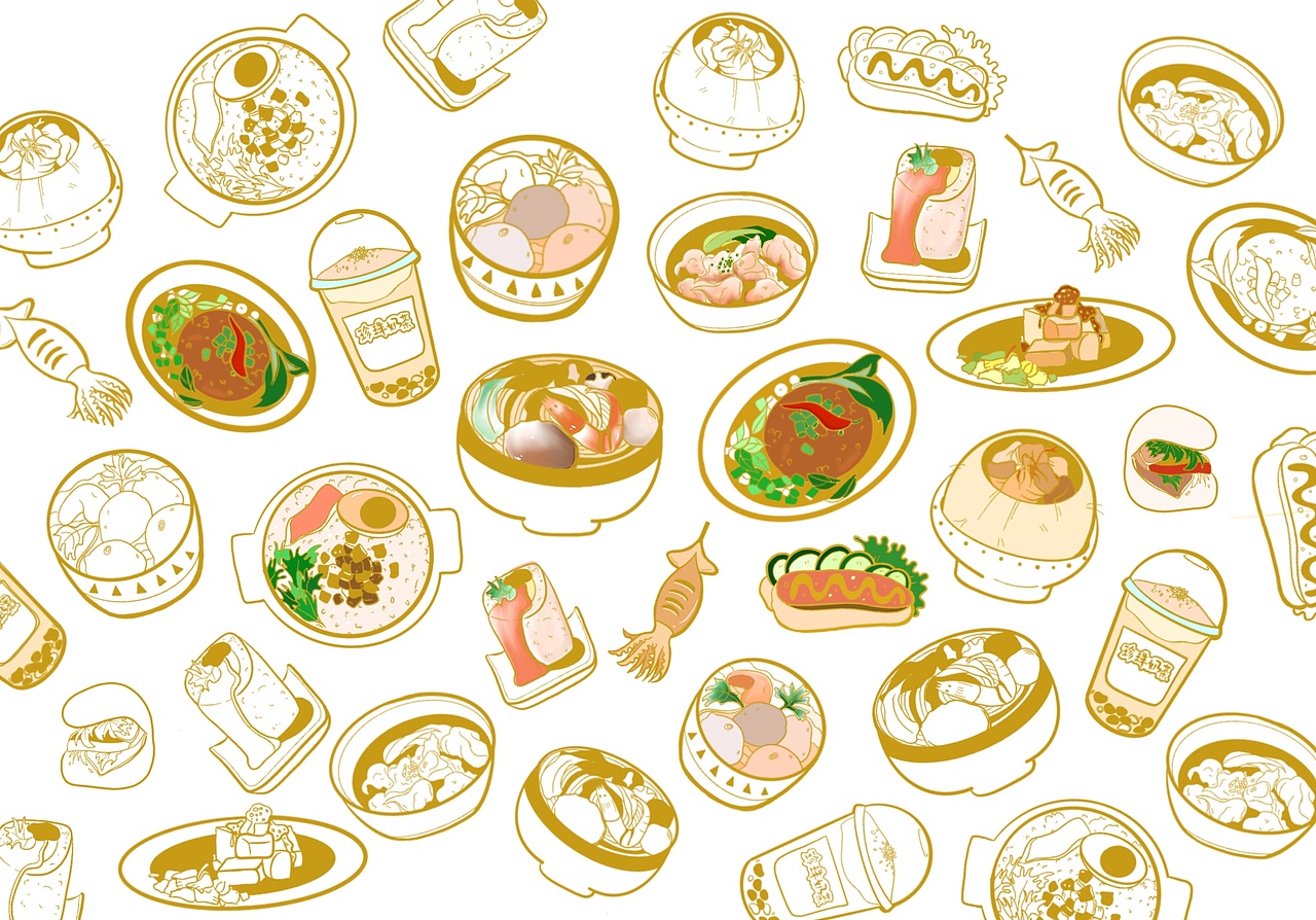 台北故宫博物馆 插画