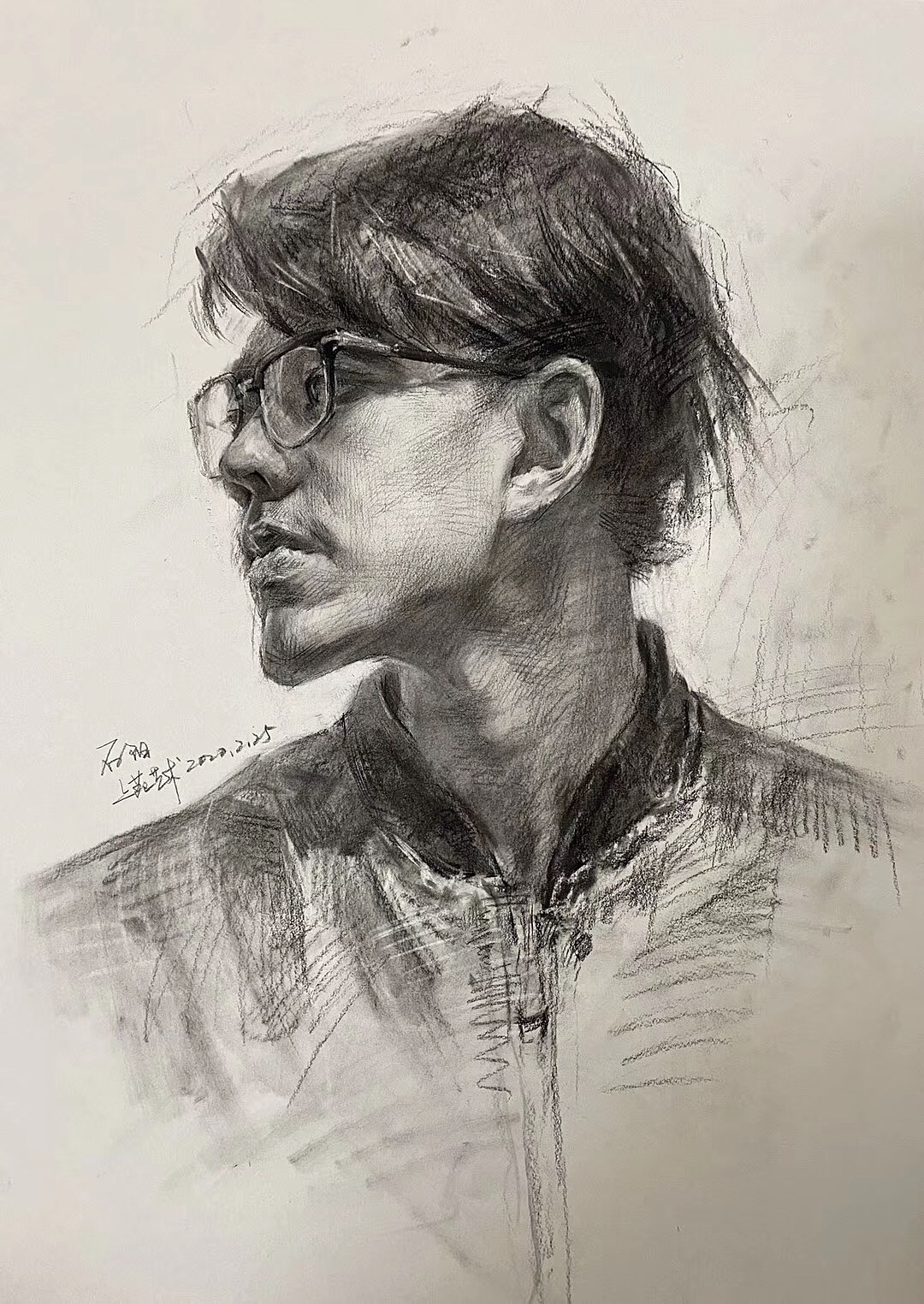 衍升画室素描头像赏析｜作者：石阳（图ZMjgxNTU3ODcy） - 绘画 - 站酷设计师衍升画室原创素材 - 站酷ZCOOL