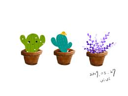 PS+板绘  植物练习