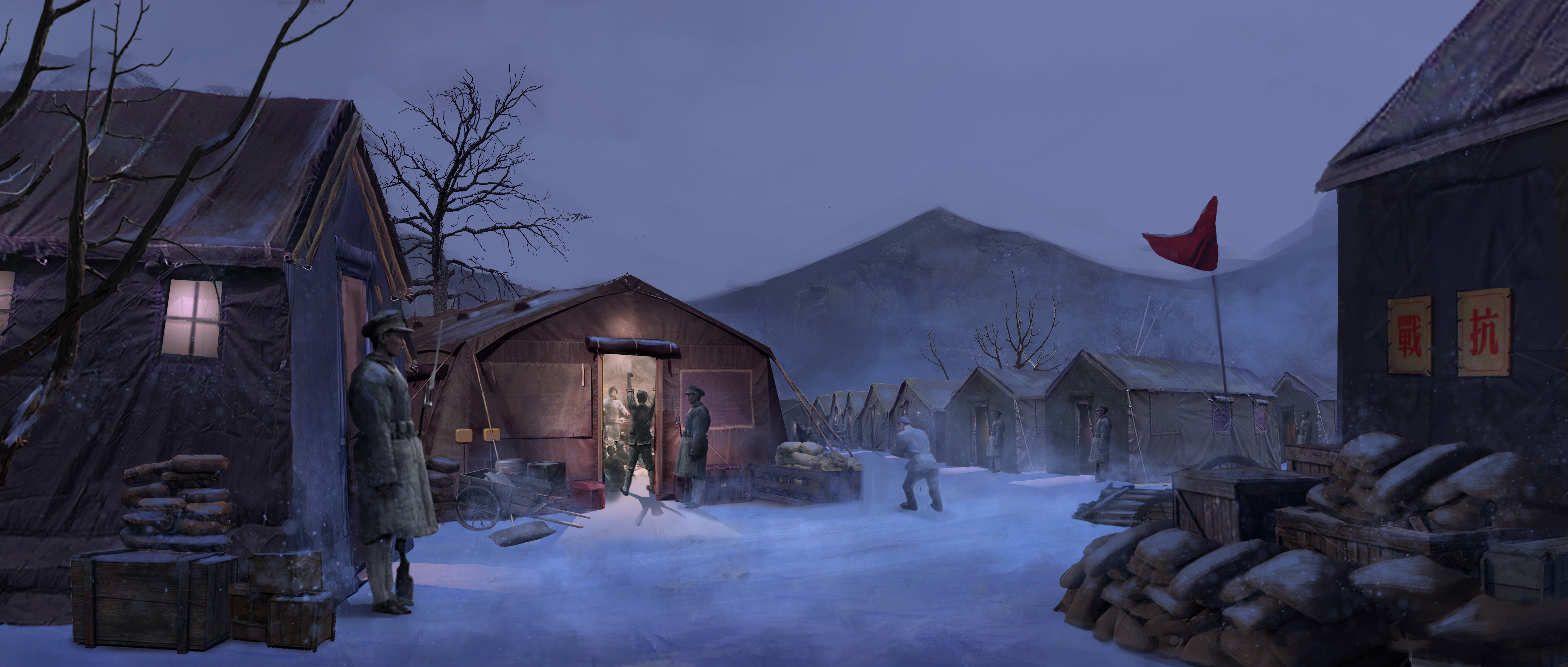 年代,民国场景气氛图(2020年)_mariniekaka-站酷zcool