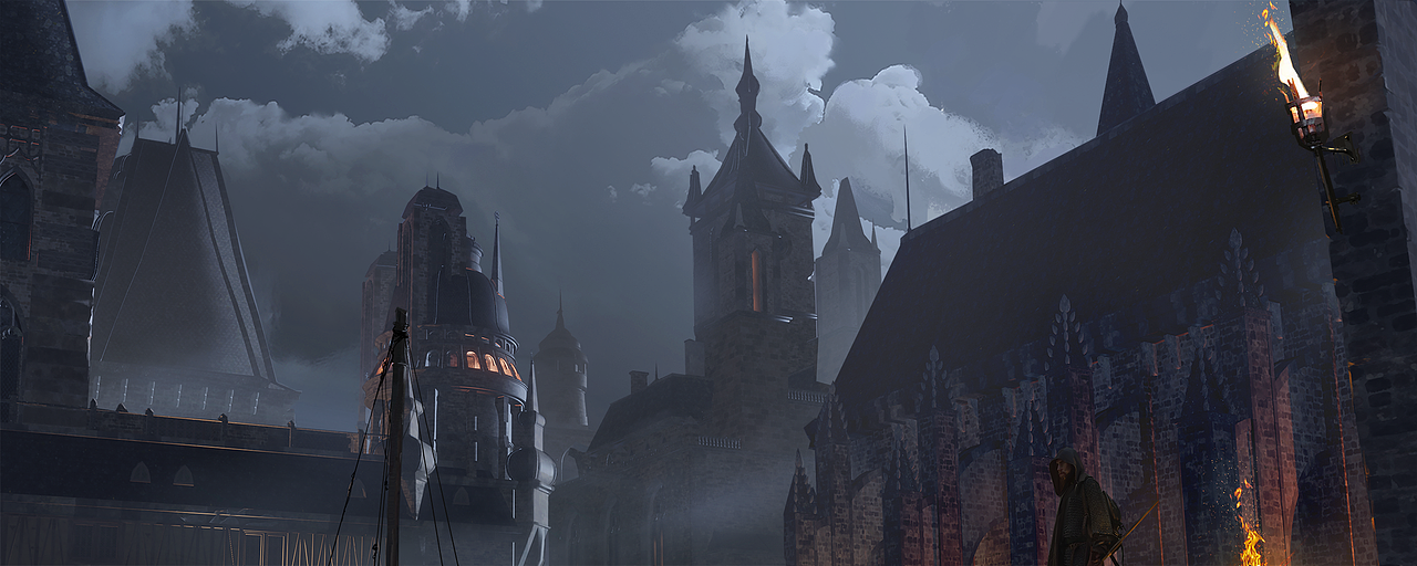 中世纪城堡（图ZMjQzNjc2MTYw） - 游戏原画 - 站酷设计师KarlYF原创素材 - 站酷ZCOOL