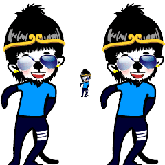 仁猴和毕加猪表情表情包