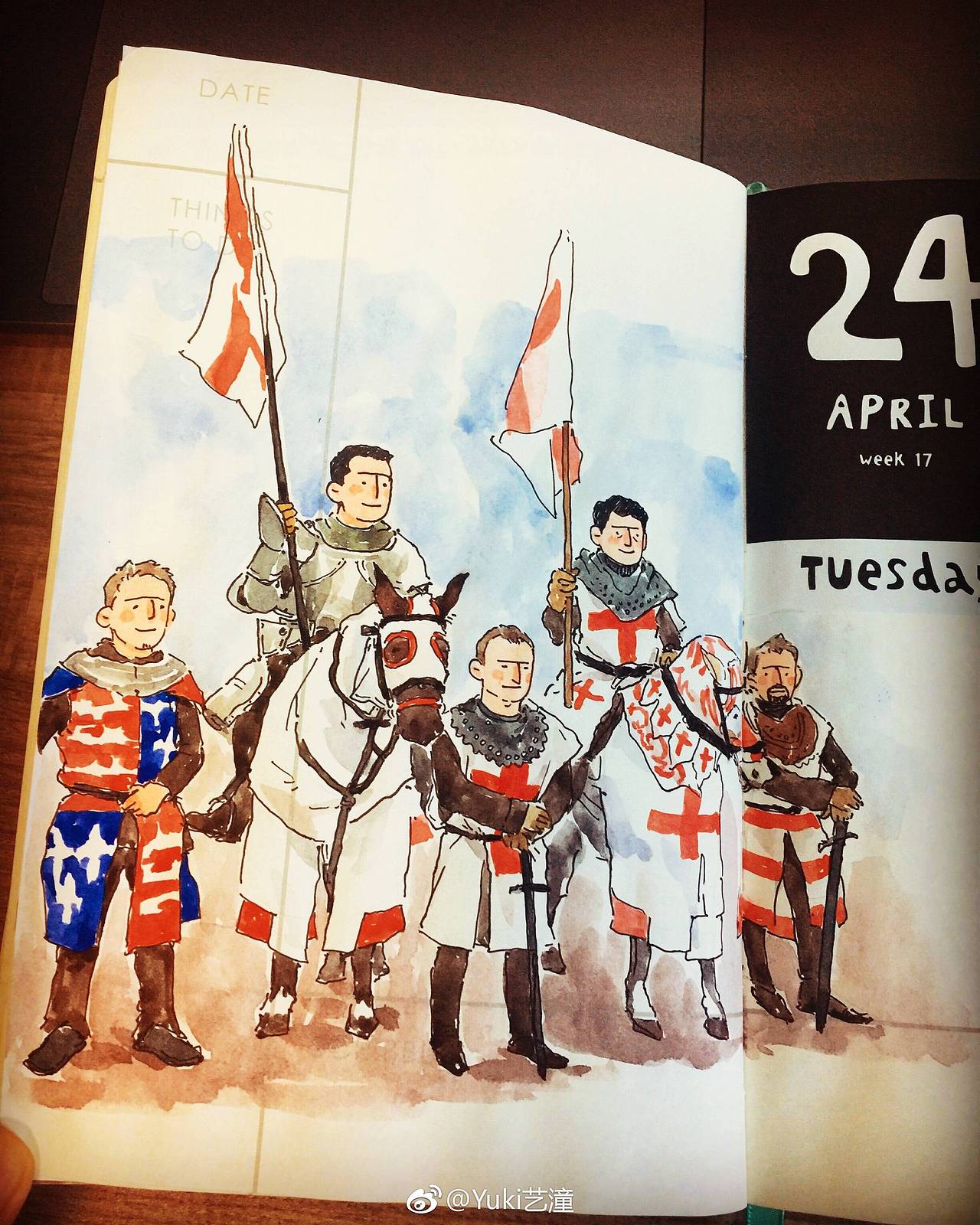 YUKI手帐本步骤图（图ZMTEzNjM1Nzg0） - 新锐潮流插画 - 站酷设计师酸菜小黄鱼_原创素材 - 站酷ZCOOL