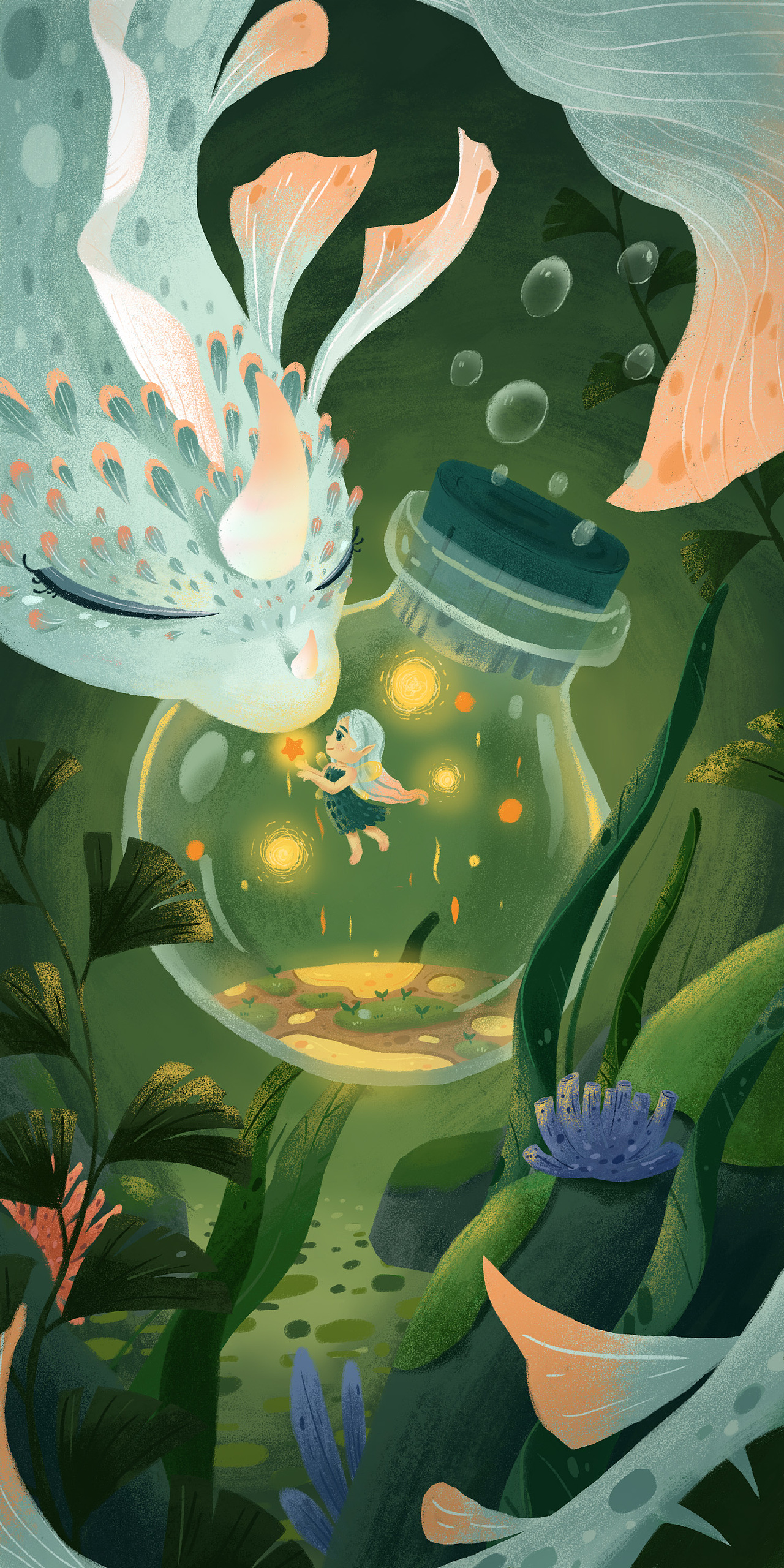 魔法少女|插画|创作习作|木头脑蛋_原创作品-站酷zcool