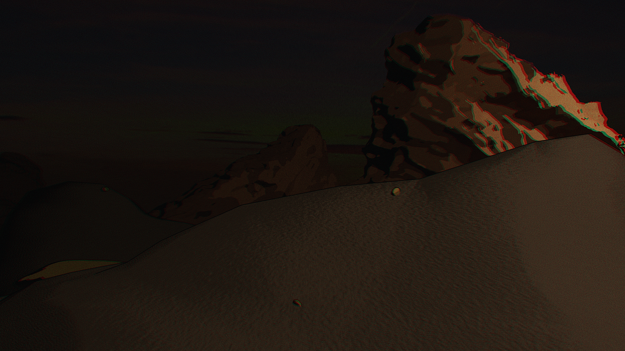 沙漠平-岩石场景设计-Cycles