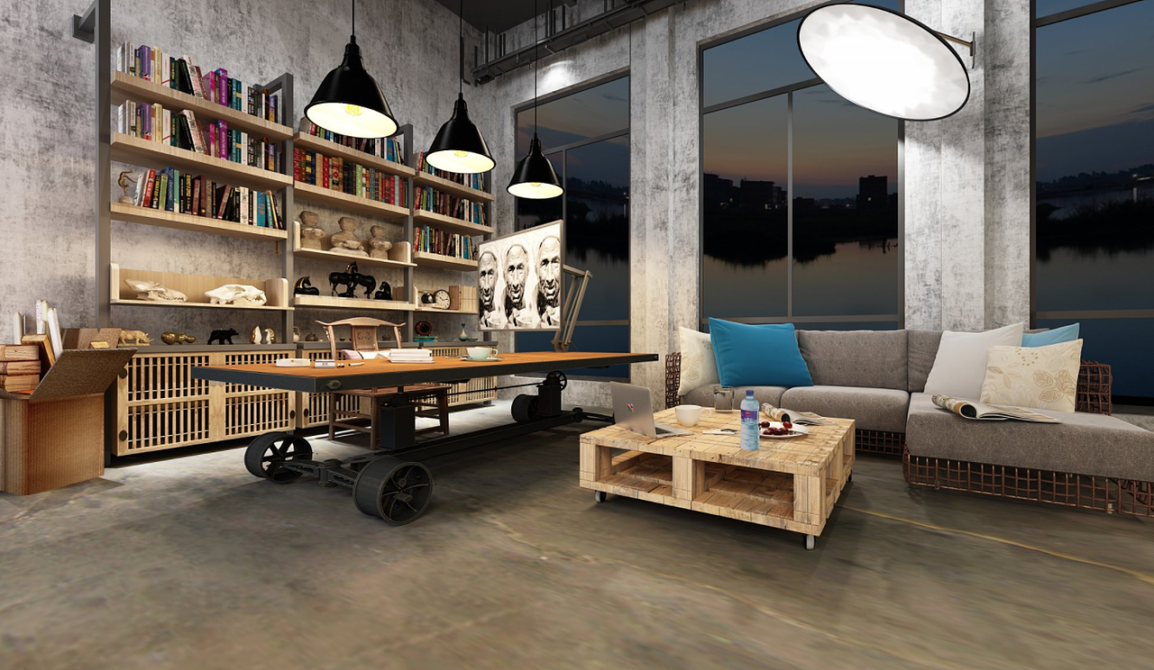 工业风画室工作室