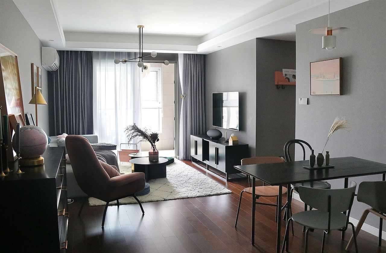 高级灰+高级绿打造最纯正的北欧风