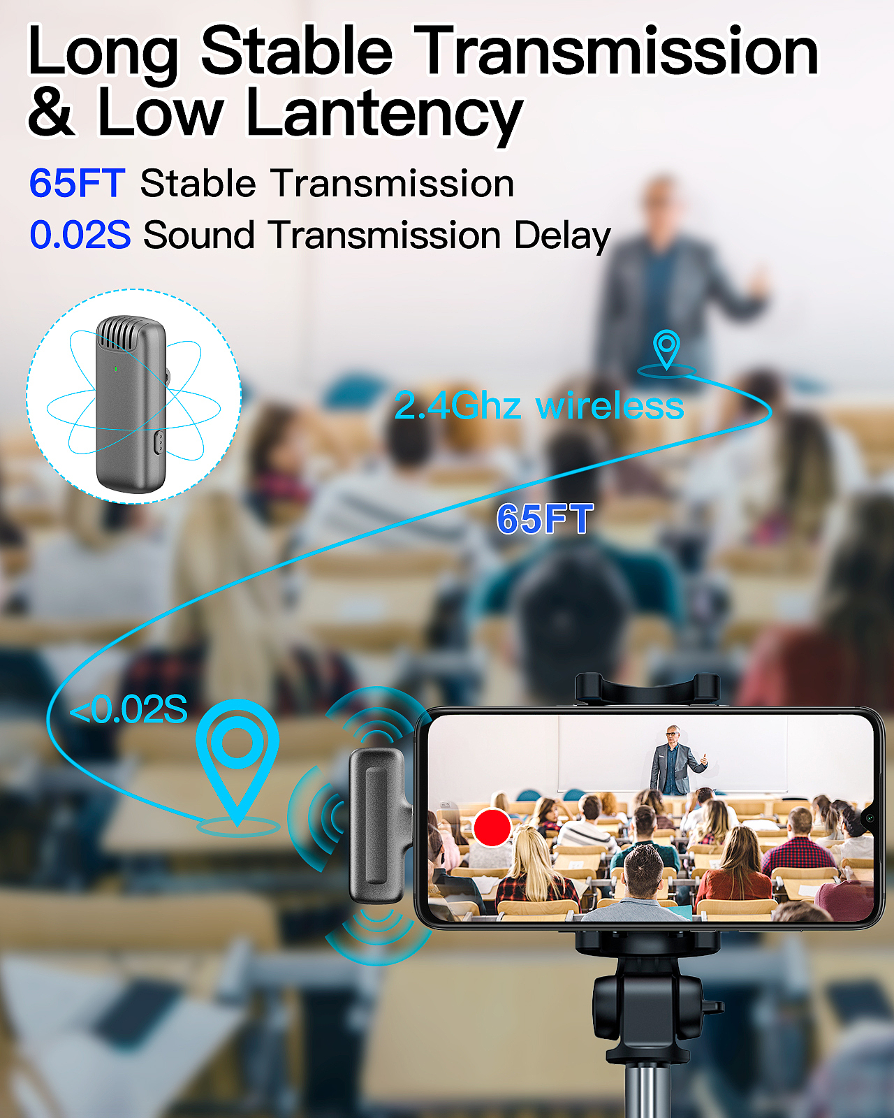 无线蓝牙直播收音麦克风亚马逊套图（图ZMjg1MjU5MjQ4） - 电子产品 - 站酷设计师冰激凌爱好者原创素材 - 站酷ZCOOL