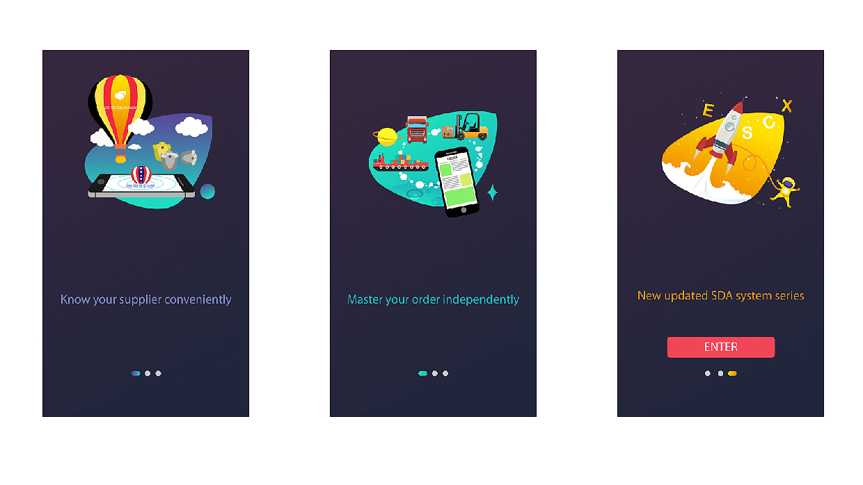 简约企业APP-UI交互界面（图ZNzQwNzI3NDA=） - APP界面 - 站酷设计师Rex张郎才尽原创素材 - 站酷ZCOOL
