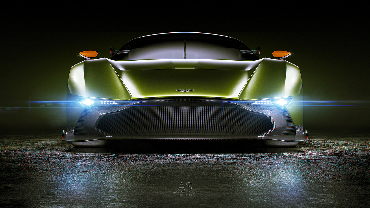 Aston Martin Vulcan渲染