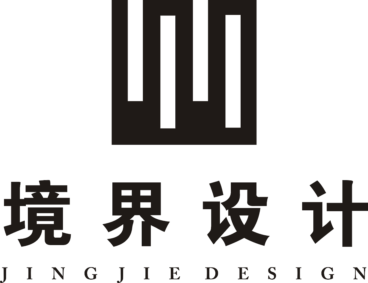 境界空间室内设计  logo