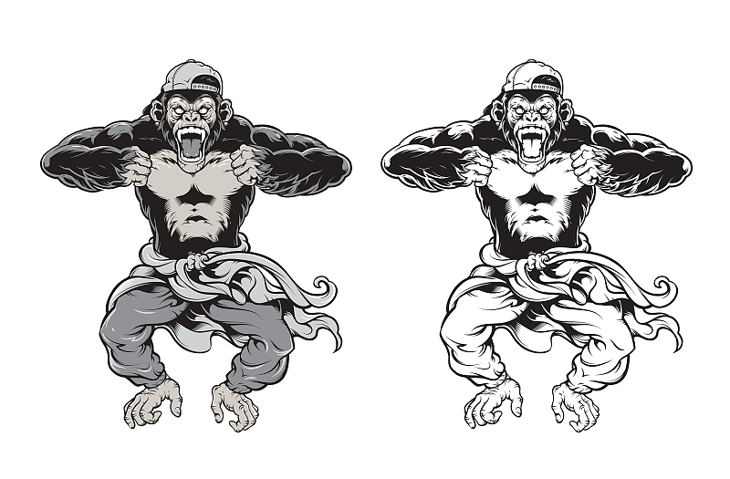 tco- year of the monkey（图ZNTQwMTA5MDA=） - 商业插画 - 站酷设计师章鱼ZX原创素材 - 站酷ZCOOL