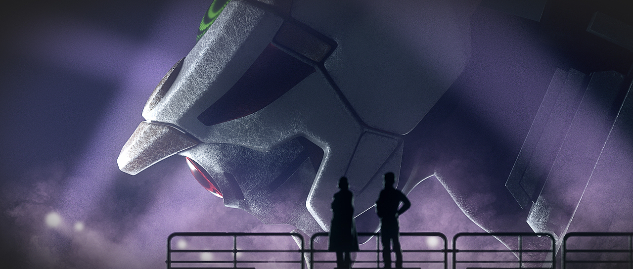 MOMENTOR毕设 《EVA 屋岛作战 风格图》 致敬EVA