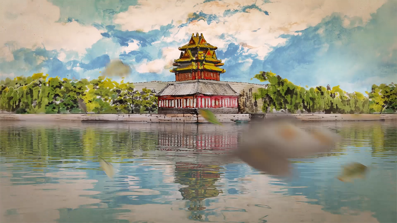 《北京记忆》水彩风格三维片头（图ZMjE4OTQ3NzQw） - 动画/影视 - 站酷设计师SoulKeY_Higara原创素材 - 站酷ZCOOL