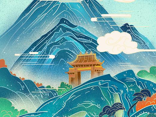 山中楼阁