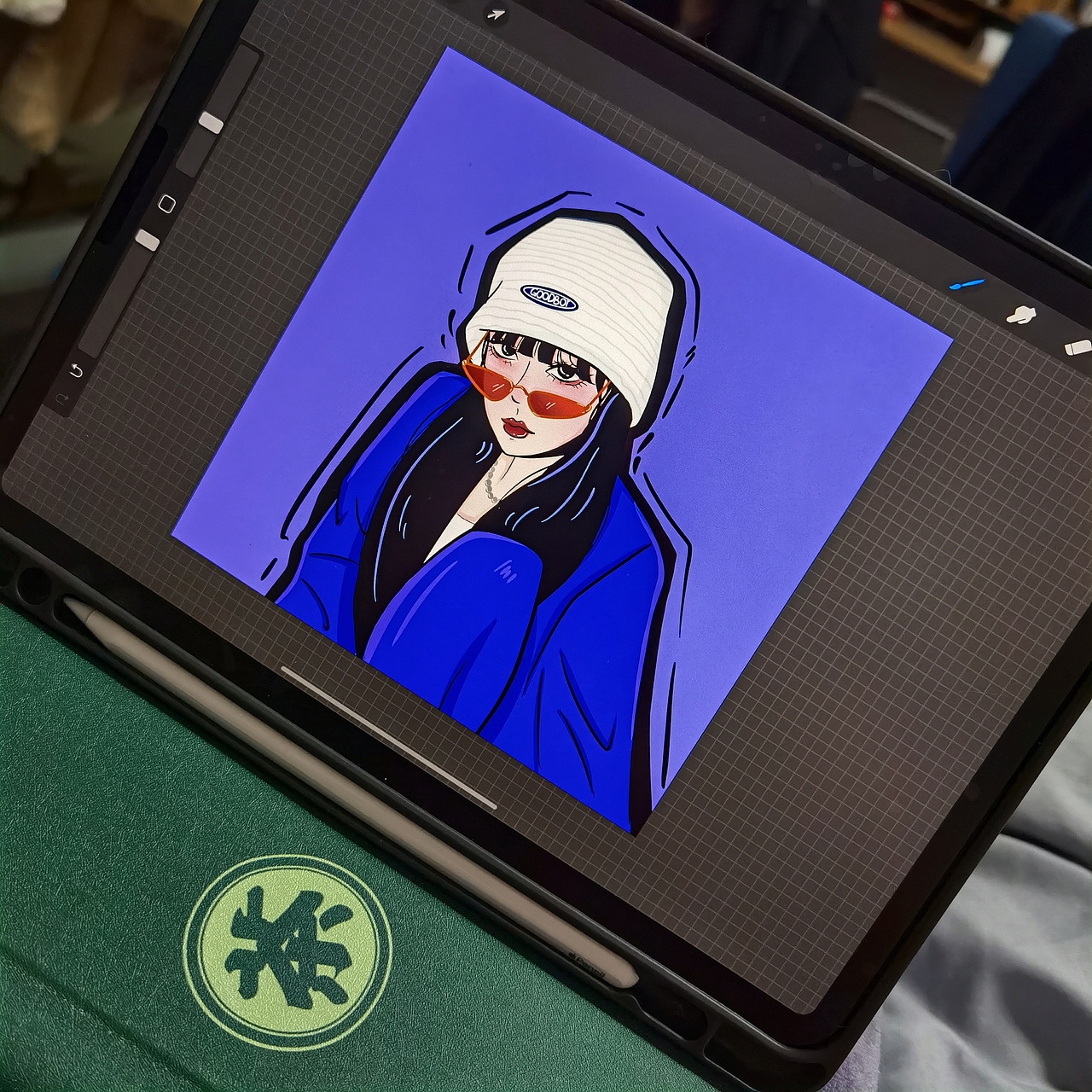 Procreate原创插画头像（图ZMjQzMDE2Mjk2） - 创作习作 - 站酷设计师橘佑琴原创素材 - 站酷ZCOOL