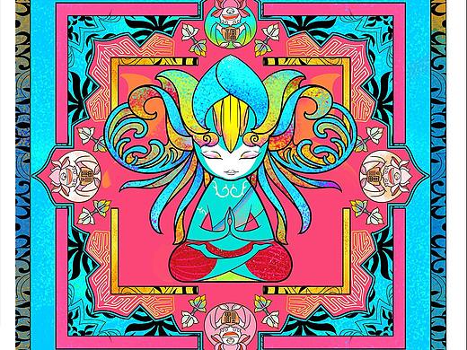 创造图案【Mandala坛城】一华一世界