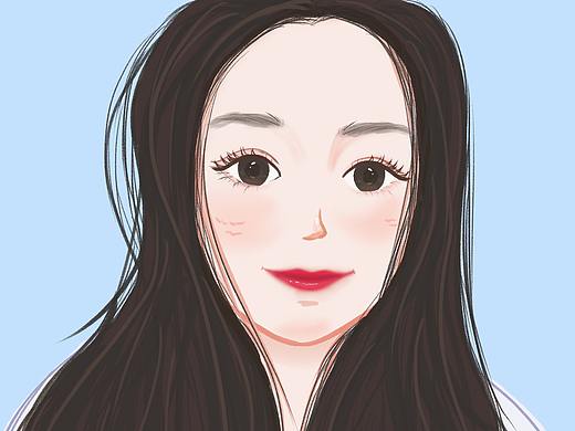 人物头像插画练习