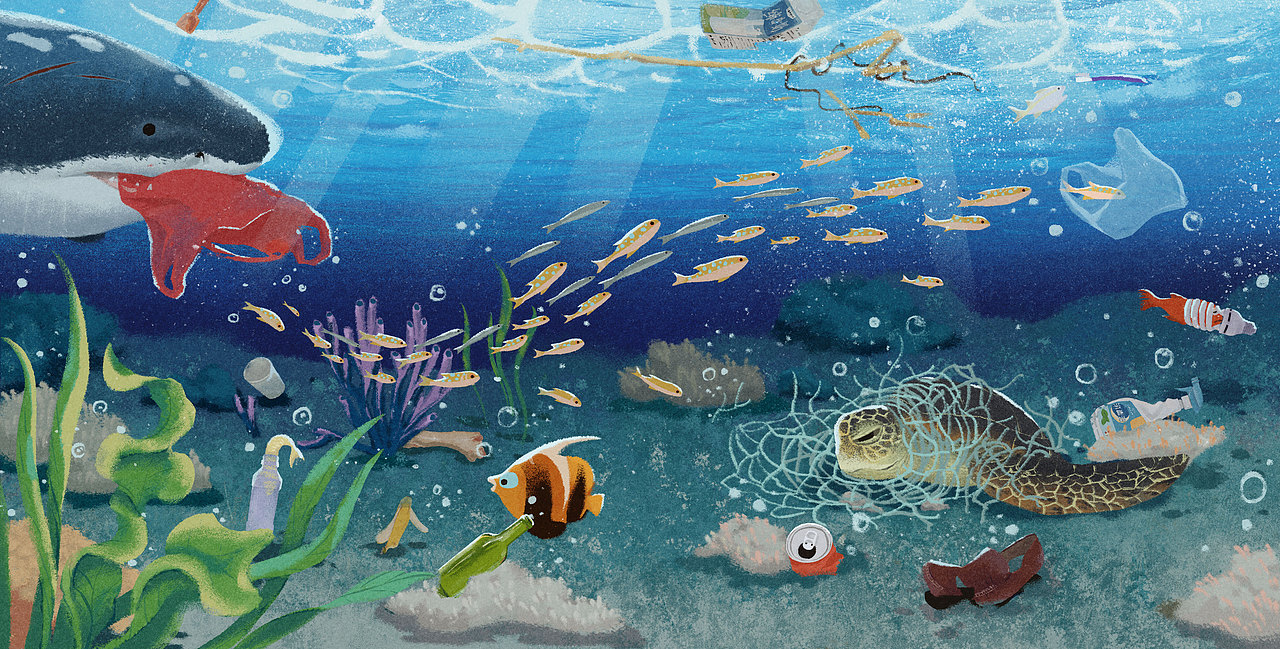 儿童环保科普故事图画书《垃圾全知道》（图ZMjQyMTcyNDQ4） - 儿童插画 - 站酷设计师Yabo陳原创素材 - 站酷ZCOOL