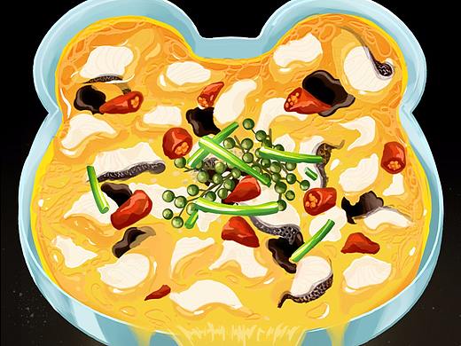 一条还是关于菜品介绍的条漫……