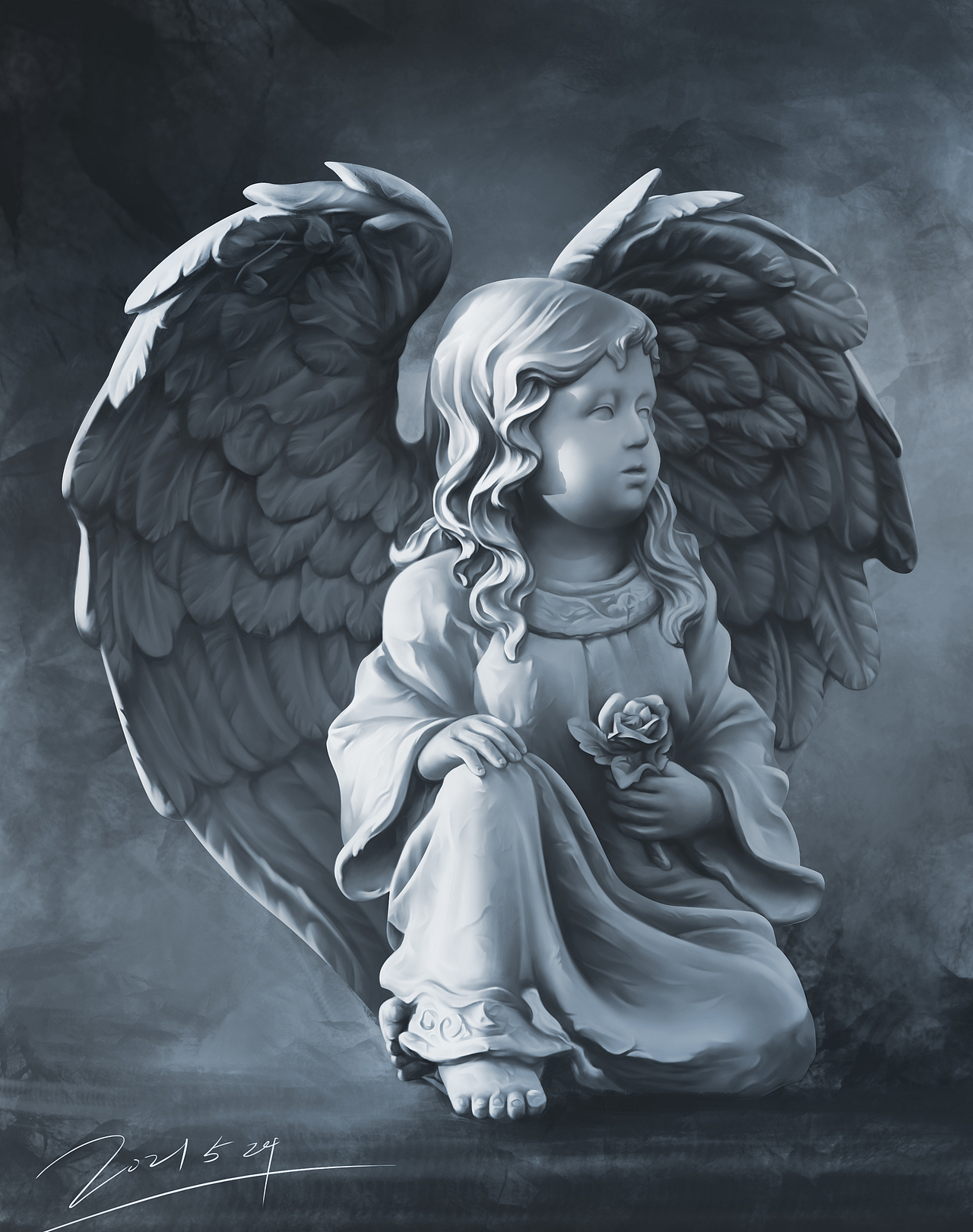 小天使_1号（图ZMjU2MTA5MzY0） - 创作习作 - 站酷设计师BruceJn原创素材 - 站酷ZCOOL