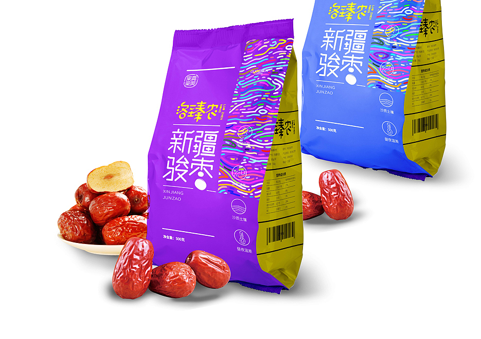 洛臻农新疆骏枣包装设计（图ZMTE5NTI3NzAw） - 包装 - 站酷设计师易辰品牌设计原创素材 - 站酷ZCOOL