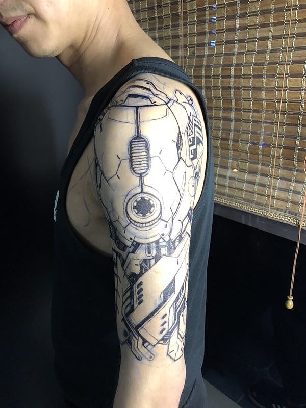 机械（图ZMTEwNTQzMzYw） - 绘画 - 站酷设计师森羽刺青原创素材 - 站酷ZCOOL