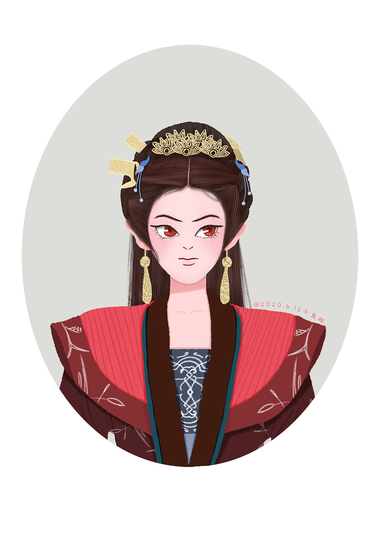 古风插画（图ZMjExOTg5MDEy） - 创作习作 - 站酷设计师羊羊四月原创素材 - 站酷ZCOOL
