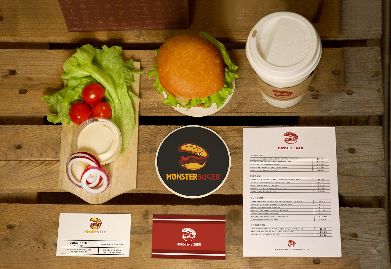 怪兽汉堡展示页（图ZMTAwOTIyNDQ4） - Logo - 站酷设计师0团子coins0原创素材 - 站酷ZCOOL