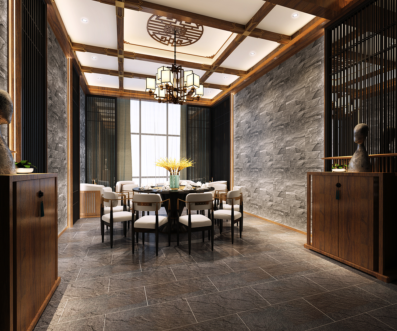 成都花园餐厅设计,成都会所设计