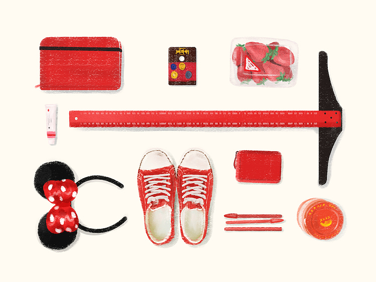 清新靜物手繪插畫練習(xí)（組圖）（圖ZMTIwNDY1OTUy） - 創(chuàng)作習(xí)作 - 站酷設(shè)計師鉛筆小欣原創(chuàng)素材 - 站酷ZCOOL