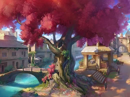 神树之城（个人主页-ZMjQ0MDk0MDA=） - 游戏原画 - 站酷设计师1010163127原创素材 - 站酷ZCOOL