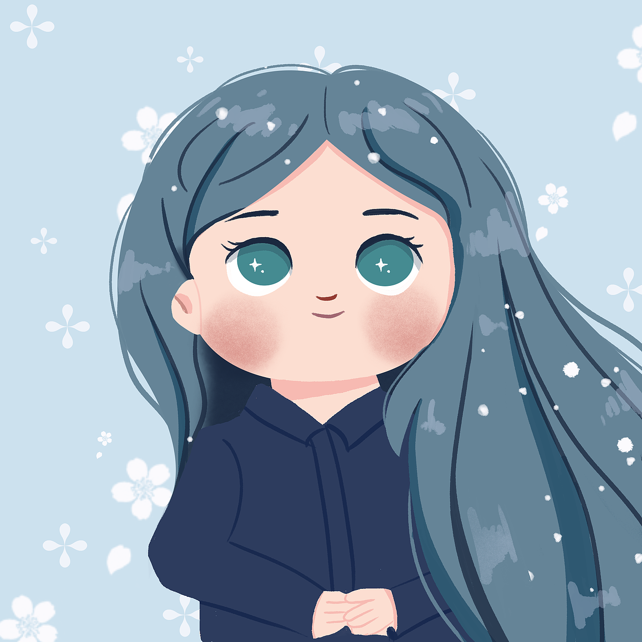 7月插画头像练习（图ZMjE0ODE5NjAw） - 创作习作 - 站酷设计师黄圈圈爱做梦原创素材 - 站酷ZCOOL