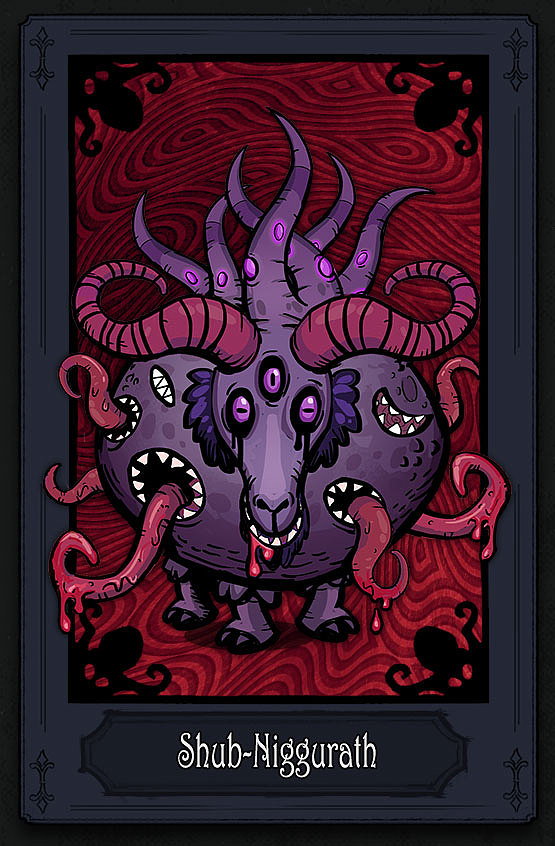 q版克苏鲁卡牌——阿卡姆档案 原创