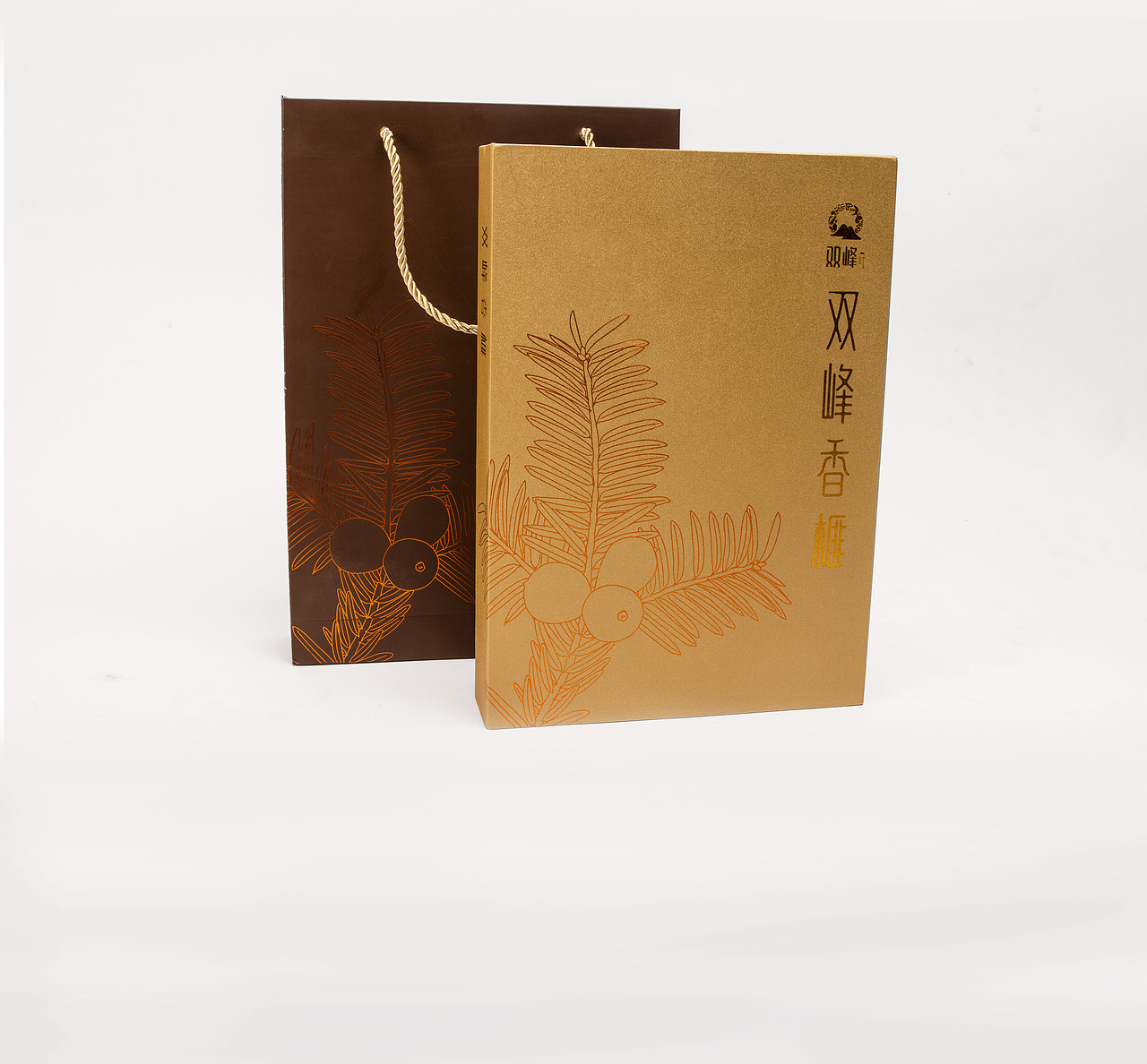 双峰香榧礼盒包装设计/农产品设计/美食特产/原生态食品