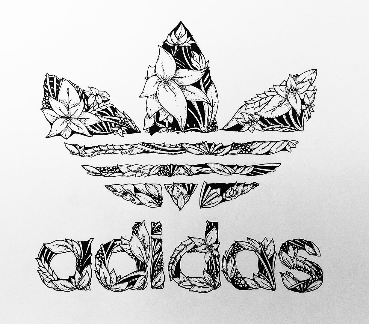 adidas originals|插画|商业插画|从现在到未来 - 原创作品 - 站酷