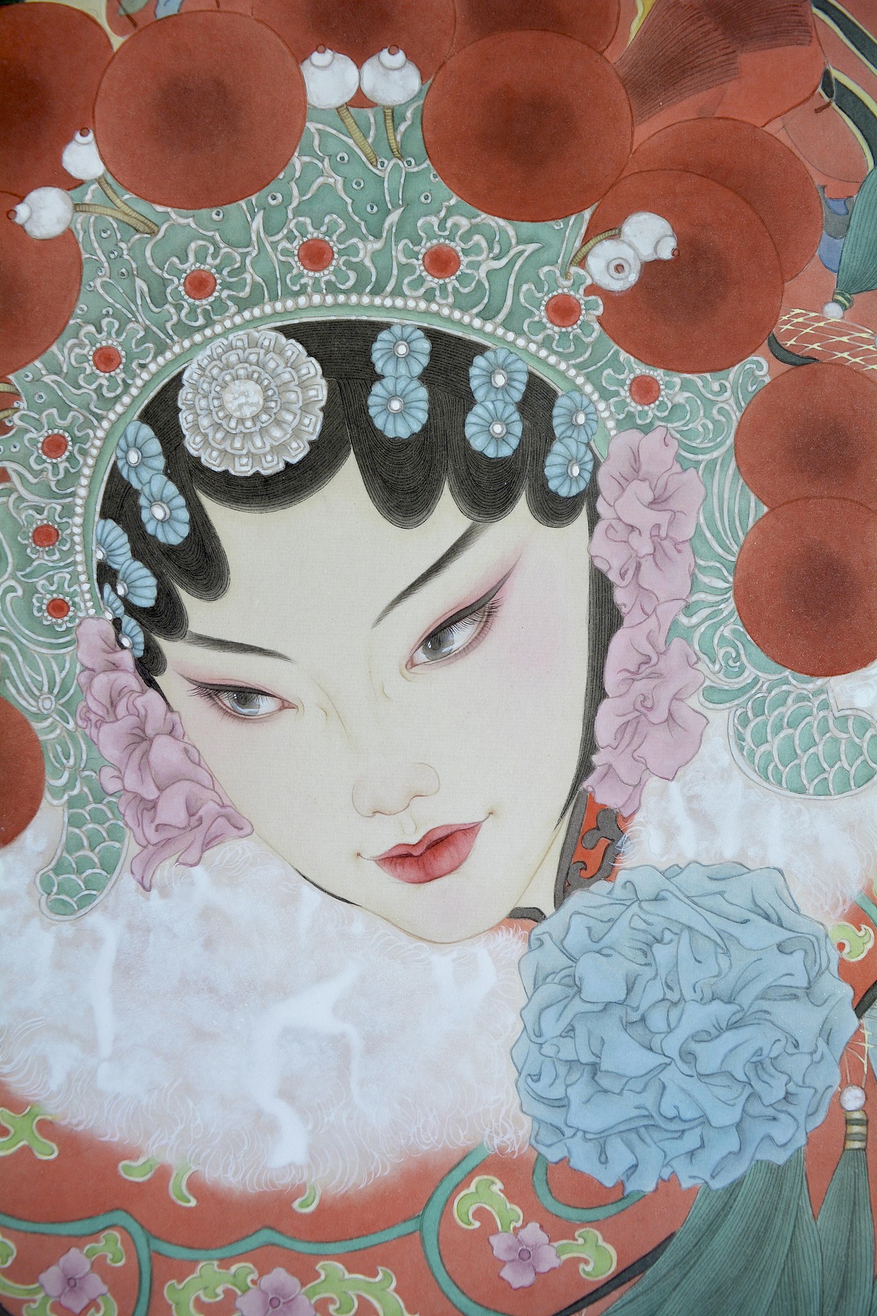 刀马旦|纯艺术|绘画|ruby可可 - 原创作品 - 站酷 (zcool)