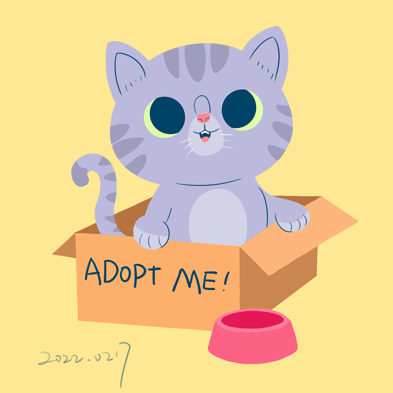 猫咪 插画 儿童 动物 猫